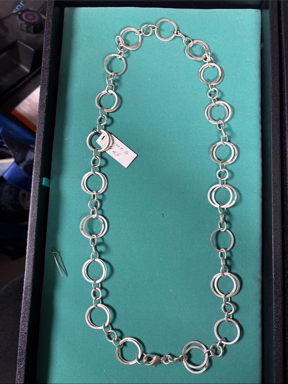 Premier Designs Silver Open Circle Link Necklace